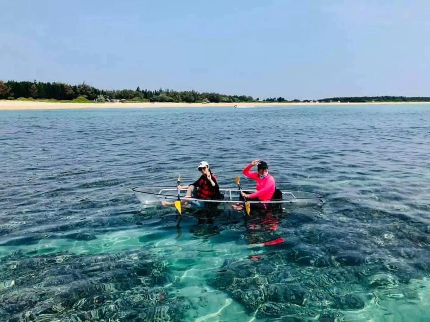 澎湖旅遊-透明獨木舟